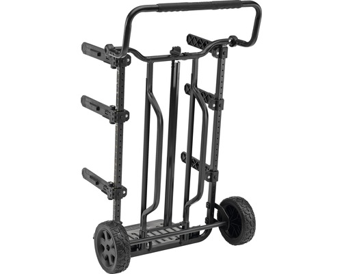 Ihopfälld materialvagn med hjul