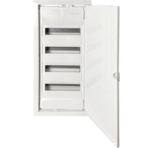 Installationscentral med öppen dörr för eldistribution