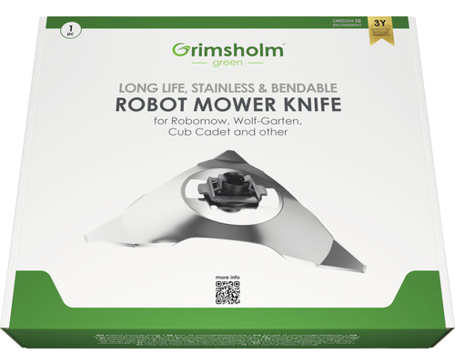 Kniv GRIMSHOLM GREEN för Robomow RC/MC/TC/RS/TS/MS, Cub Cadet