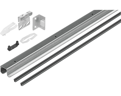 Skjutdörrsbeslag HETTICH TopLine 2 25kg förzinkad 2000mm