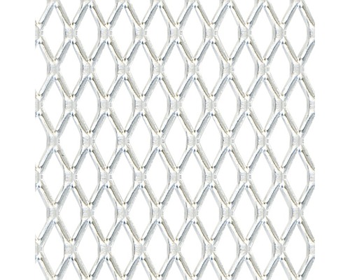 Sträckplåt KAISERTHAL aluminium silver 300x1000x1,6mm Aluminiumgaller med diamantformat mönster