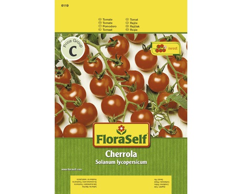 Tomatfrö FLORASELF Körsbärstomat Cherrola F1 hybrid