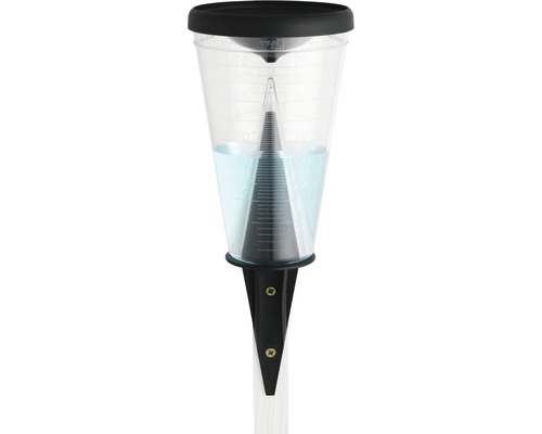 Regnmätare för mätning av nederbördsmängden i trädgården