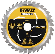 DeWalt EXTREME cirkelsågblad, 216 millimeter diameter