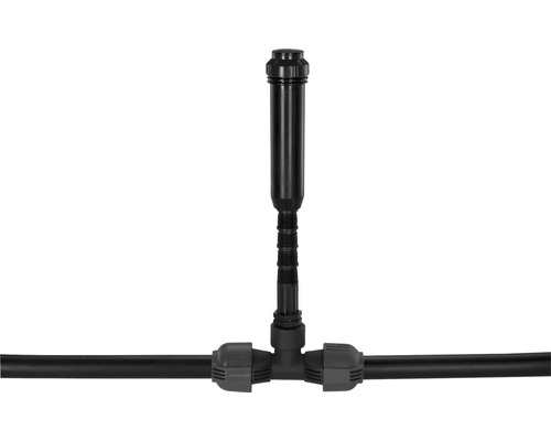 Sänkbar sprinkler med T-koppling för bevattning