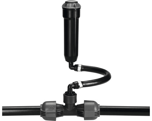 Droppbevattningssystem med filter och anslutningsslang