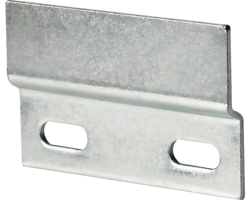Hängskena HETTOCH 47,5x76mm galvaniserad 25 st Metallvinkel med långhål