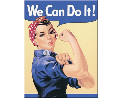 Magnet We can do it 8x6cm