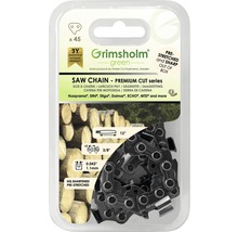 Grimsholm sågkedja Premium Cut-serien, 45 länkar, 30 centimeter, passar Husqvarna, Stihl, Stiga, Dolmar, Echo och MTD