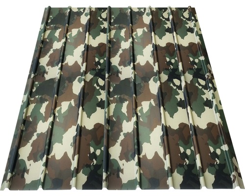 Takplåt PRECIT H12 kamouflage 4000x910x0,4 mm Takplåt PRECIT H12 kamouflage 4000x910x0,4 mm