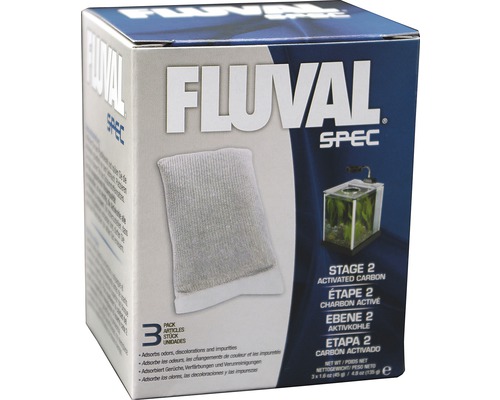 Filtermaterial FLUVAL Spec reserv kol nivå 2 3st-0