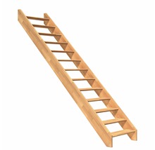 Trätrappa med tretton steg