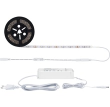 LED-strip på rulle med anslutningskabel och nätaggregat