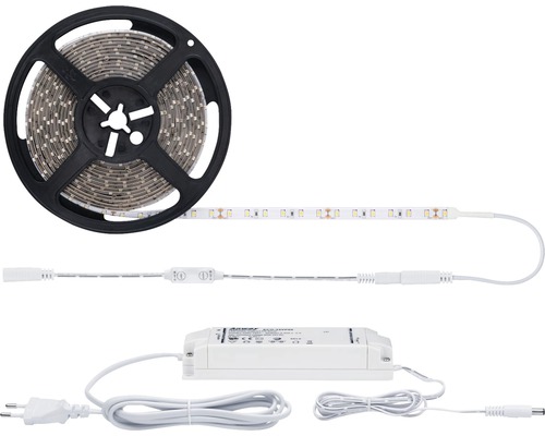 LED-strip med transformator på rulle