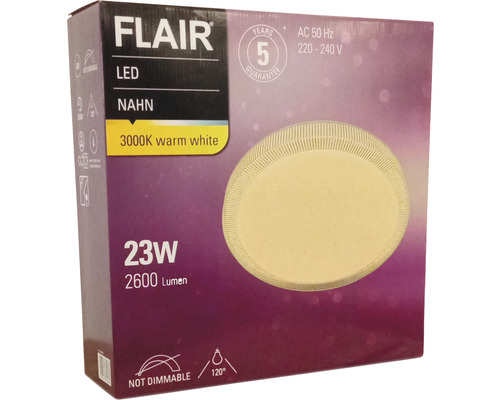 Förpackning för Flair LED-lampa Nahn med 23 watt och 2600 lumen