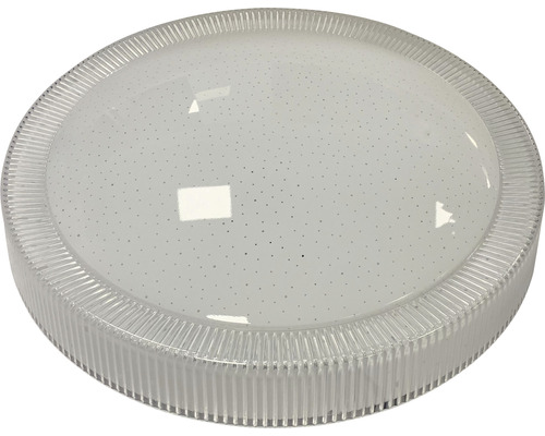 Plafond FLAIR Nahn LED 23W 2600lm 3000K varmvit HxØ 115x405mm metall/plast vit Rund taklampa med transparent kant