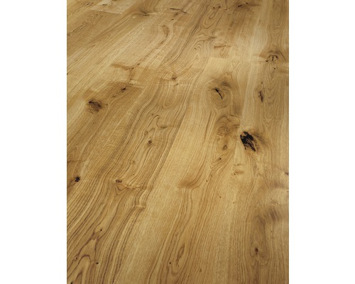 Läggning av ekparkett med kvistar