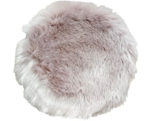 Stolsdyna SOLEVITO fäll syntet rosa Ø 35cm Stolsdyna SOLEVITO fäll syntet rosa Ø 35cm