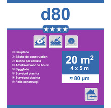 Byggplast transparent 4x5m 20m²