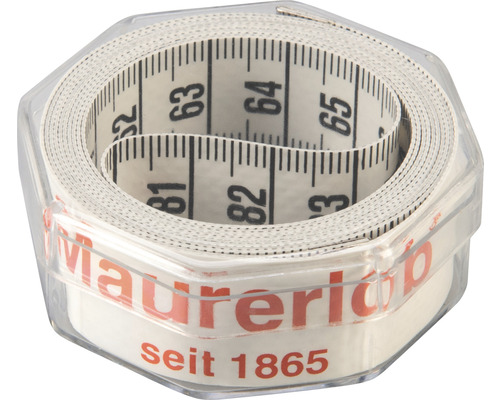 Murarmåttband i genomskinlig låda