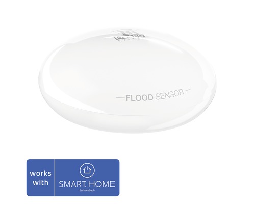 Vattenläckagevarnare FIBARO smart home by hornbach med temperatursensor FIBEFGFS-101-ZW5