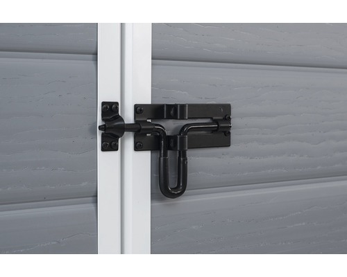 Låsregel på en trädgårdsdörr