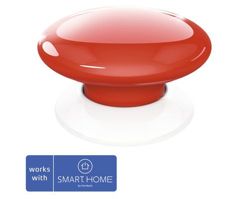 Fibaro Smart Button röd SMART HOME by hornbach