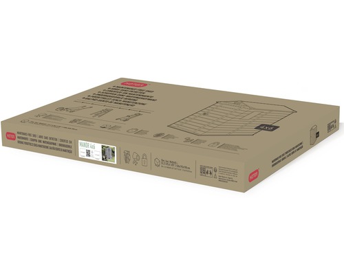 Keter Manor 4x6 förpackning för trädgårdsbod