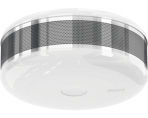 Rund rökdetektor med sensor