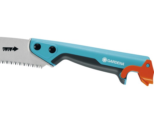 Trädgårdssåg med fällfunktion
