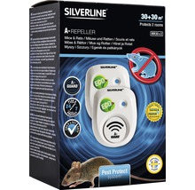 Silverline A-Repeller för att avvisa möss och råttor, skyddar två rum på 30 kvadratmeter vardera