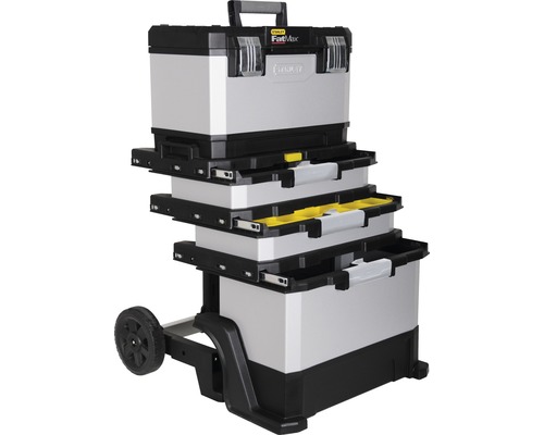 Stanley FatMax verktygslåda med hjul och lådor
