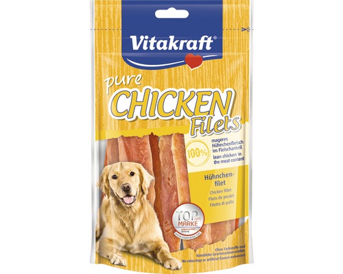 Hundgodis VITAKRAFT pure Chicken Filets 80g