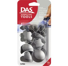 DAS Modellverktygsset med 12 metallformer i olika former