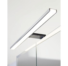 LED-badrumslampa för montering ovanför en spegel