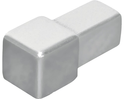 Ändstycke kakellist DURAL squareline DPSE 100-Y silver rostfritt stål 10 mm 1-pack