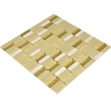 Mosaikplatta med glasytan