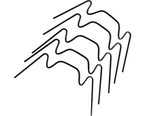 Flera odlingsbågar av metall för växttäckning