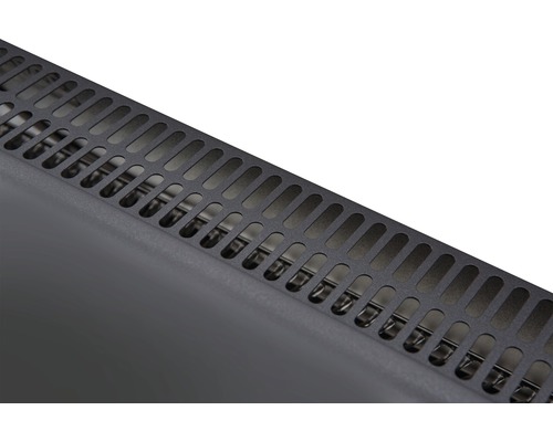 Detaljvy av ett element med ventilationsöppningar