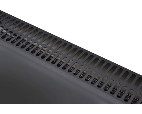 Detaljvy av ett element med perforerat skydd