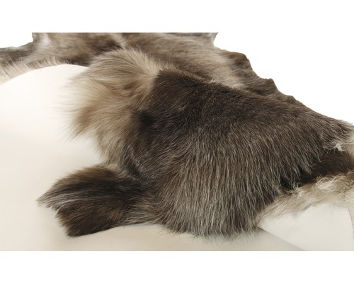 Dekorativ fäll av äkta djurhud