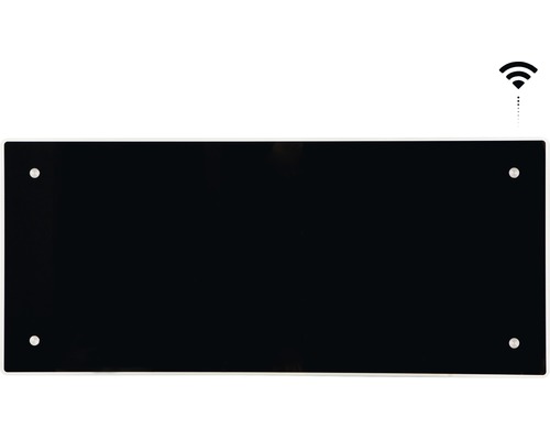 Svart glastavla med wifi-symbol för anteckningar