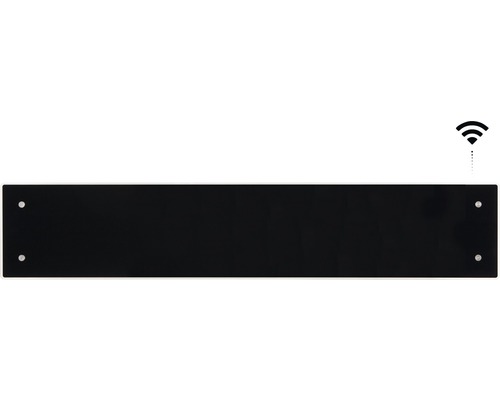 Svart magnetisk whiteboard med wifi-funktion