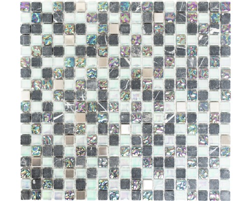 Mosaik glas natursten XCM M840 30,5x32,2 cm