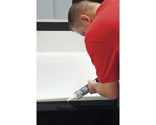 Applicering av tätningsmedel på en yta.