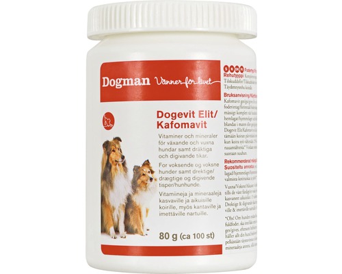 Vitamintillskott DOGMAN Dogevit Elit/Kafomavit 200st-0