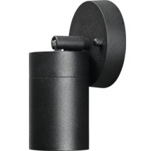 Svart vägglampa för utomhusbruk