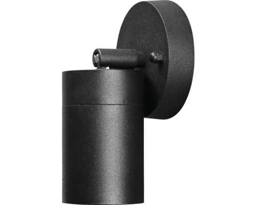 Svart vägglampa för utomhusbruk