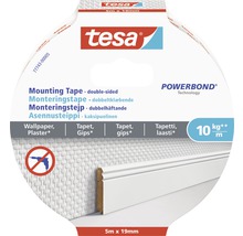 Monteringstejp tapet och puts TESA 19 mm 5 m 10 kg/m-thumb-0