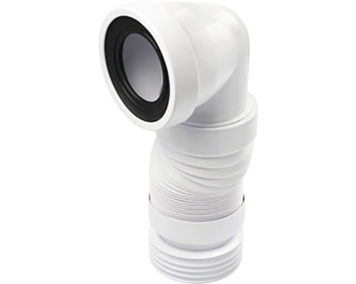 JAFO WC-stos Universal Flexibel 3106696 Avloppsrörböj med flexibla anslutningsstycken